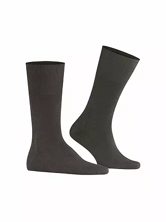 FALKE | Herren-Socken "Airport" (dark grey) | braun